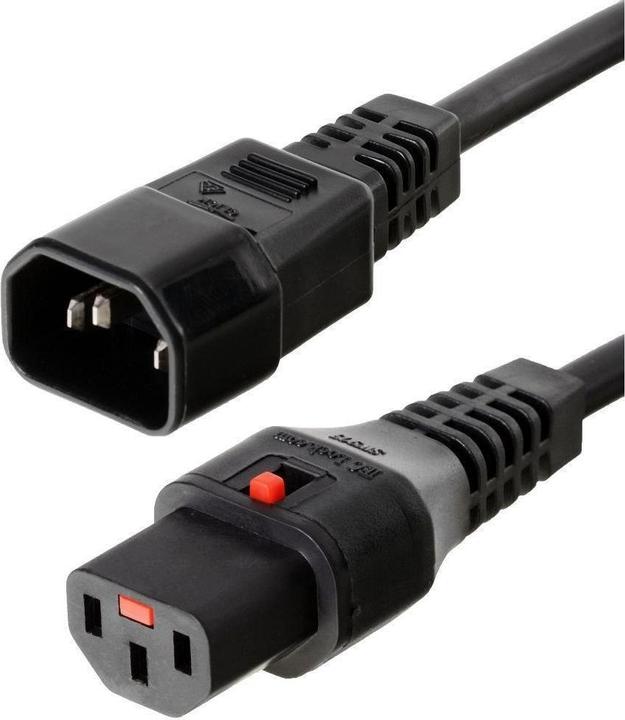 Image du produit Iec Lock Câble d'alimentation IECLock 4.0m noir (4 m)