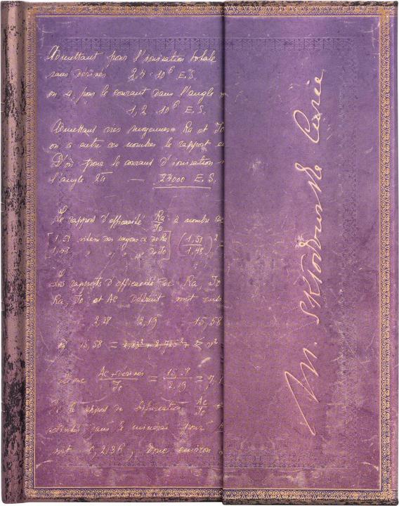 Actual product image Paperblanks Notebook Marie Curie 18 x 23 cm, Lined (18 x 23 cm, Lined, Hardcover)