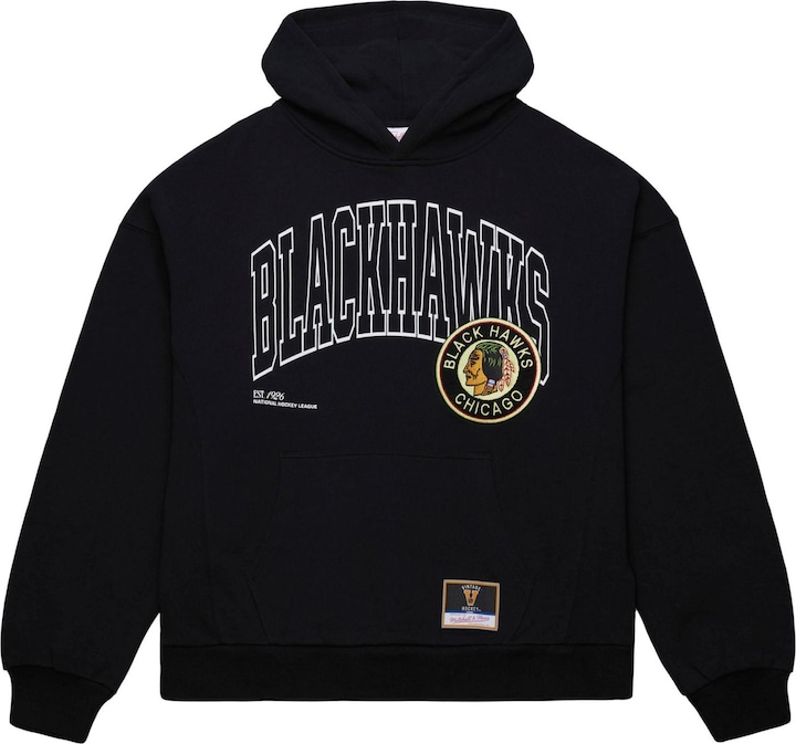 Produktbild Mitchell & Ness M&N Fleece Oversized Hoody Chicago Blackhawks - XL (XL)