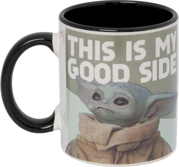 Actual product image Pyramid Star Wars: Cup colored Baby Yoda (Good Side) - Cup (315 ml, 1 x)