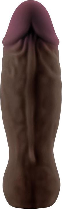 Shaft Model B Always Up Rechargeable Realistic Silicone Mini Bullet Vibrator, Mahogany