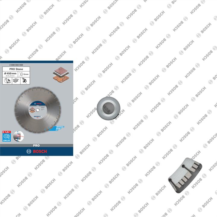 Produktbild Bosch Professional Zubehör PRO Stone Diamanttrennscheibe, 450 x 25,4 mm