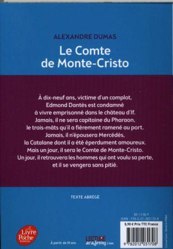 Immagine prodotto Le Comte de Monte-Cristo : texte abrégé (Francese, Dumas Alexandre, 2015)
