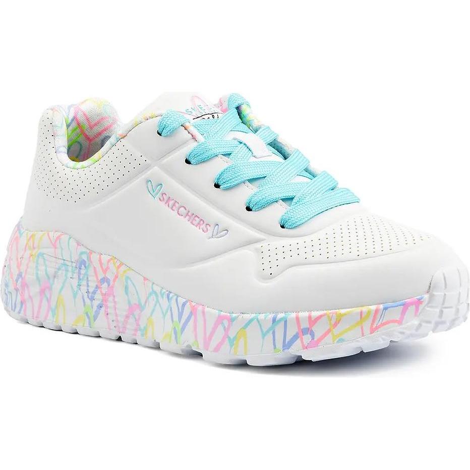 Skechers, Sneaker, X Jgoldcrown: Uno Lit, Bianco, (38)