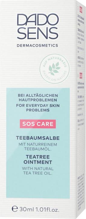 Immagine prodotto Dado Sens CURA SPECIALE - SOS Care Tea Tree Ointment (30 ml, Crema 24h)