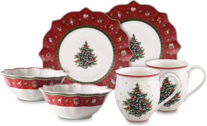 Breakfast for 2 rot, Set 6tlg. Toy's Delight (6 Piece)