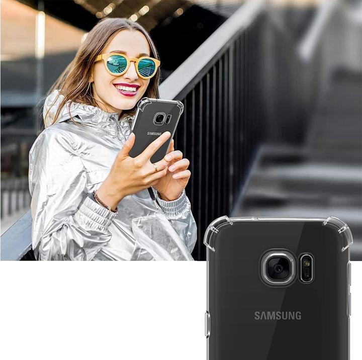 Produktbild Screenguard Samsung Galaxy S7 Hülle Crystal Soft Airbag Bumper (Samsung Galaxy S7)