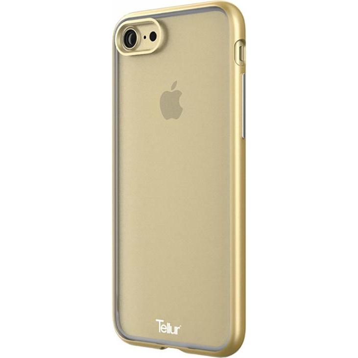 Tellur Cover Premium Fluid Fusion for iPhone 7 gold (Apple iPhone 7), Smartphone Hülle, Gold
