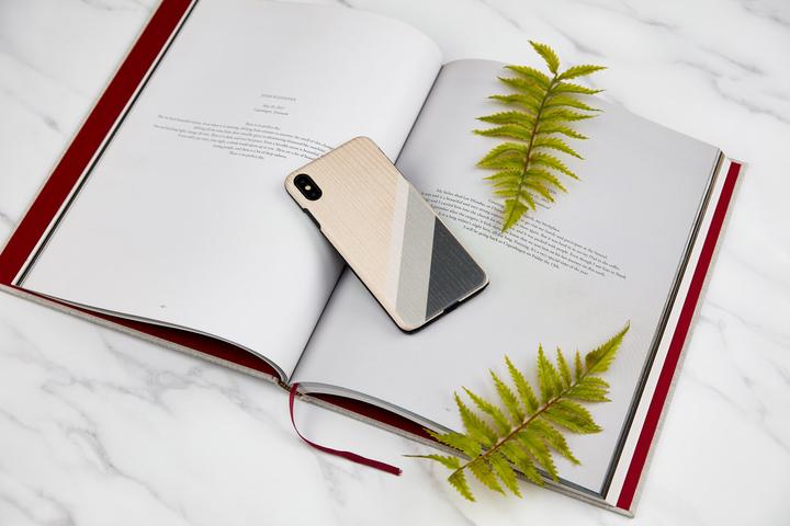 Produktbild Man&Wood SmartPhone case iPhone XS Max gray suit black (Apple iPhone XS Max)