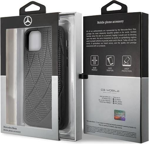 Produktbild Mercedes-Benz Bow Line - iPhone 12 mini 5.4 - Schwarz - Hard Case Cover - Original Schutzhülle (Apple iPhone 12 mini)