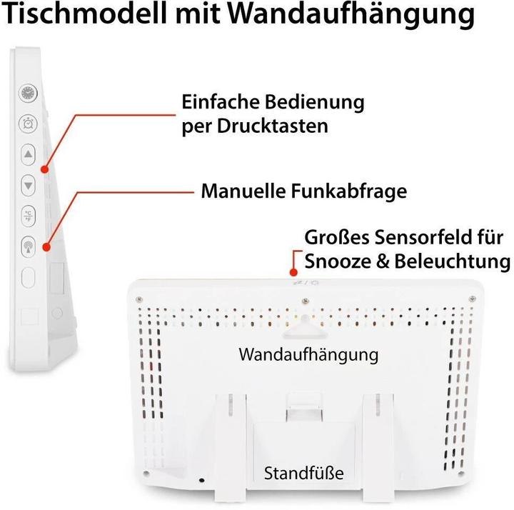 Actual product image ADE Radio controlled clock XXL digits