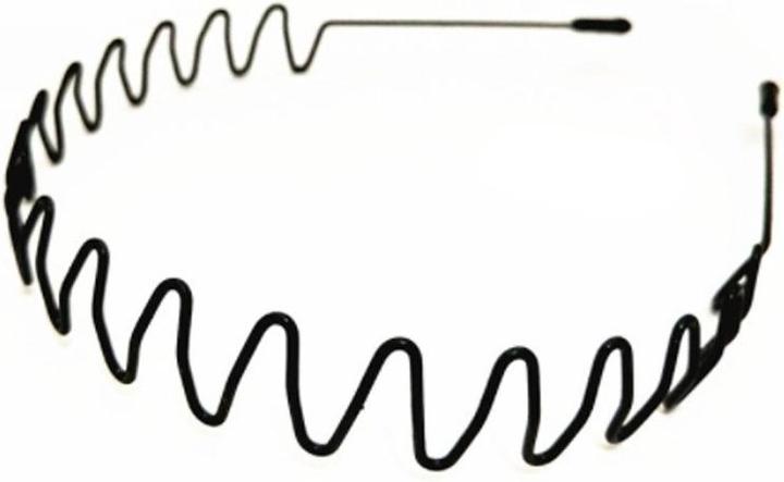 Noya Metall Haarband rutschfest Haarschmuck Wellen-Design Ø13cm