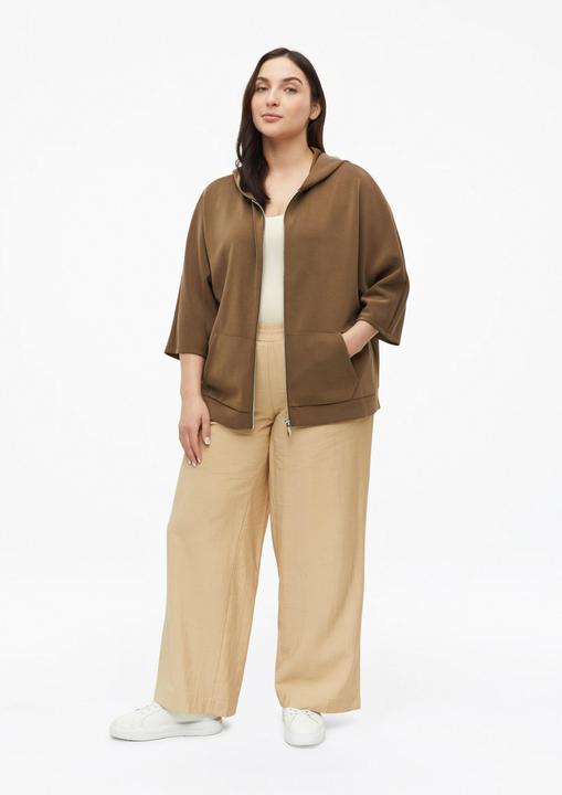 Produktbild s.Oliver Sweatjacke aus Scuba mit weitem 3/4-Arm (52)