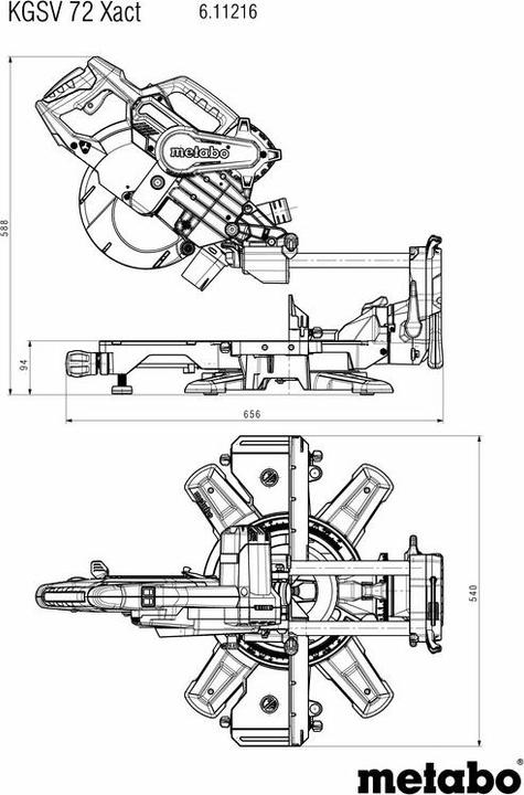Image du produit Metabo KGSV 72 Xact