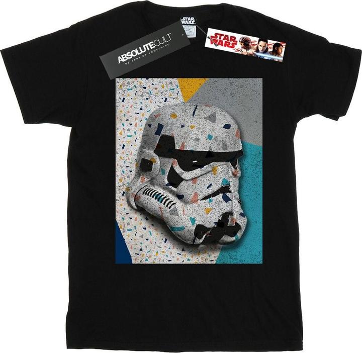 Actual product image Star Wars Mens Stormtrooper Pattern Helmet T-Shirt (M)