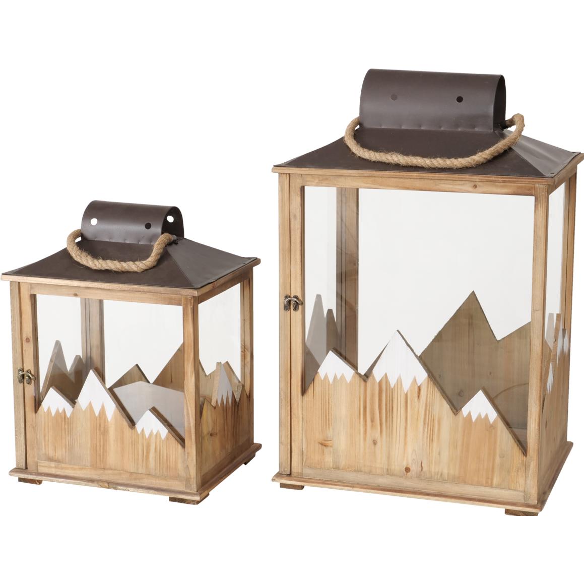 Thumbnail - Boltze Home, Laterne, Dolomiti (35 x 35 x 69 cm, 2 x)