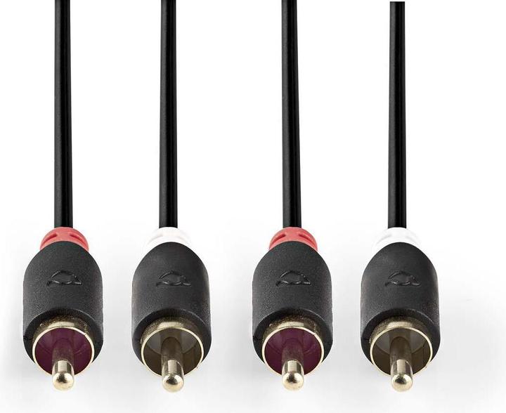 Productafbeelding Nedis Audiokabel stereo 2x cinch stekker (10 m)