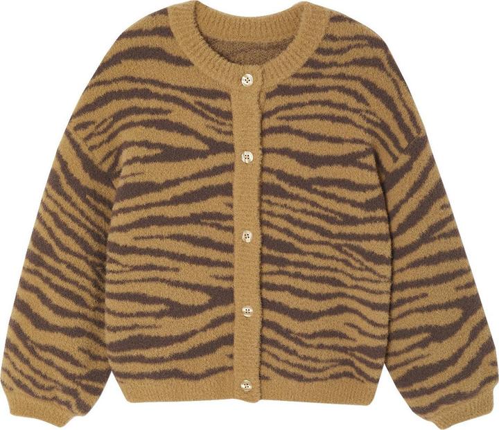 Actual product image Vertbaudet Flauschige Mädchen Strickjacke mit Tiermotiven (128)