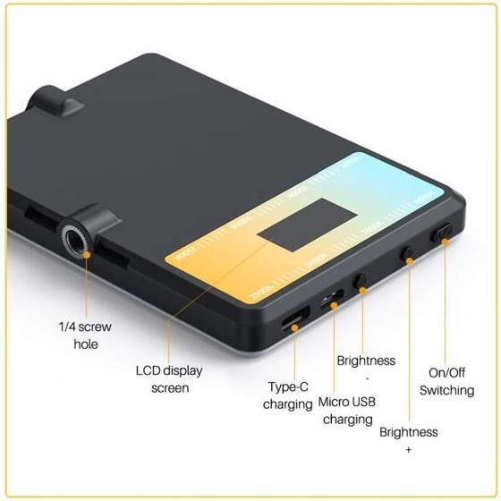 Immagine prodotto Old Shark Luce flash LED RGB portatile con 78 LED