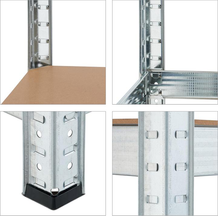 Actual product image Relaxdays 2x heavy duty shelving