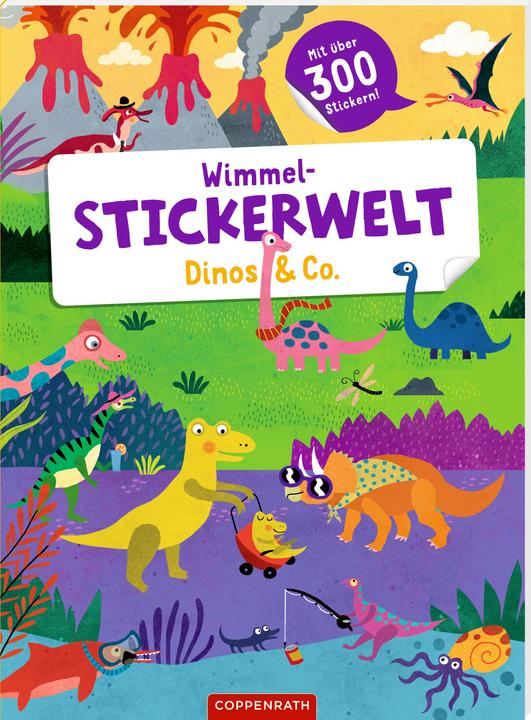 Produktbild Wimmel-Stickerwelt – Dinos & Co (300 Sticker)