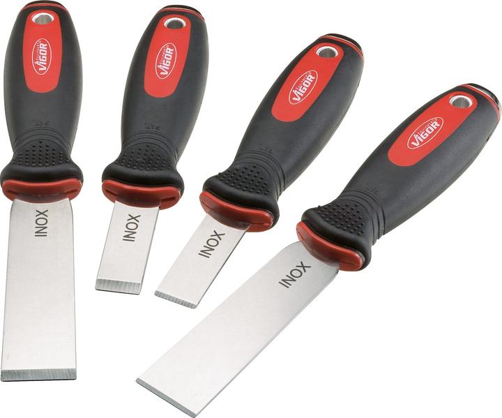 Produktbild Vigor Schaber Satz ∙ Edelstahl ∙ V1283 ∙ Anzahl Werkzeuge: 4