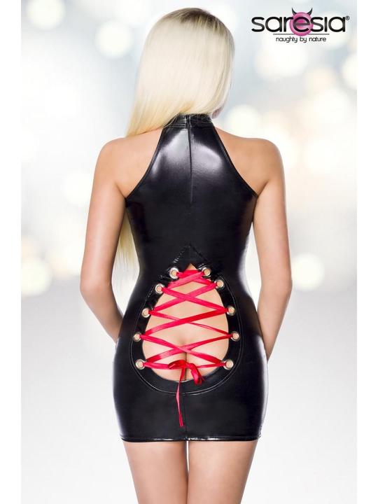 Produktbild Saresia Wetlook-Kleid (S)