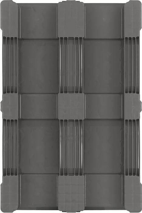 Actual product image Craemer Plastic pallet L1200xW800xH160mm 3 runners closed.HDPE