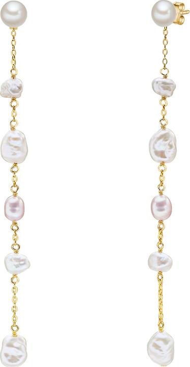 Image du produit Valero Pearls Femme argent sterling perles de culture d'eau douce or jaune - 24439 (Argent Sterling)