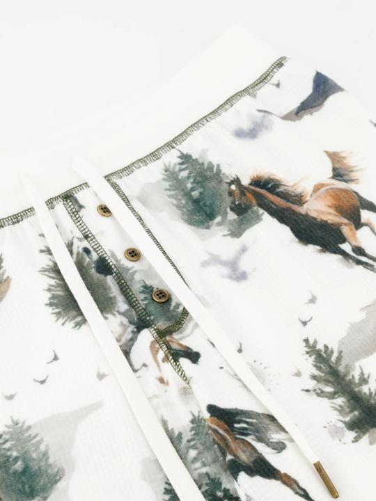 Immagine prodotto Pj Salvage Pigiama bianco/piccolo a fantasia (36, S)