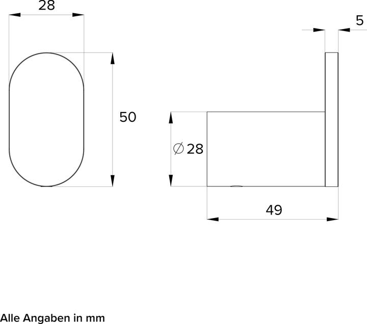 Actual product image Chris Bergen Towel hook