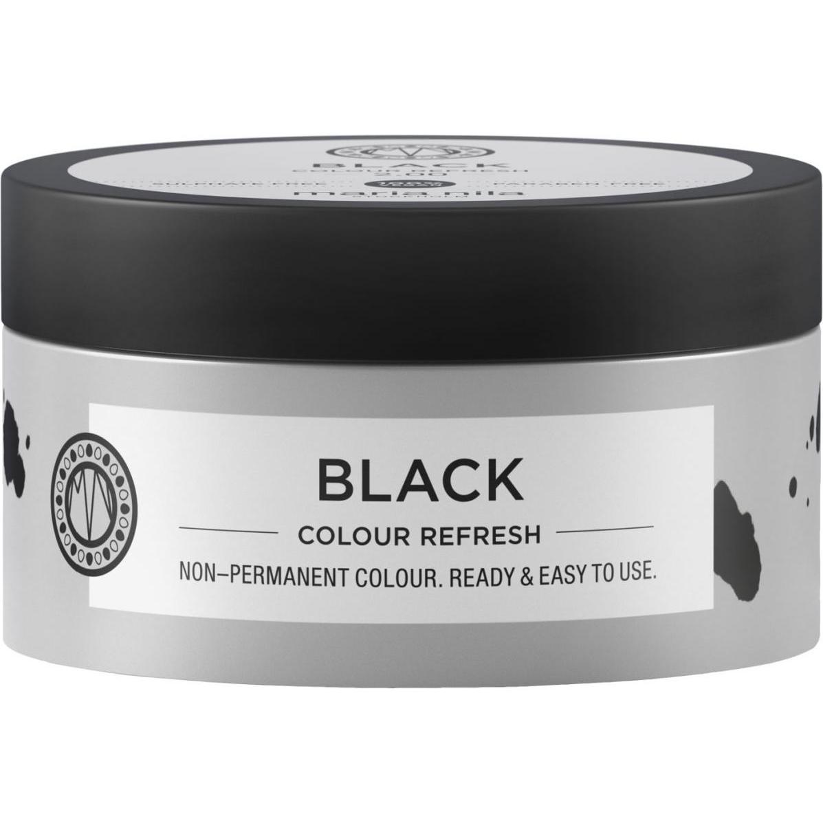 Maria Nila, Haarmaske, Colour Refresh - Black 2.00 (100 ml)