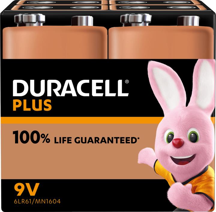 Produktbild Duracell Plus Power (4 Stk., 9V Block)