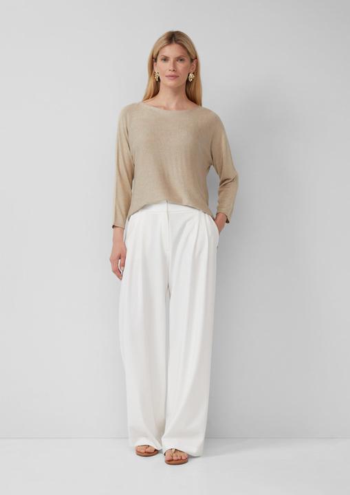 Produktbild s.Oliver Strickpullover Strickpullover mit Glitzergarn und 3/4-Fledermausärmeln (42)