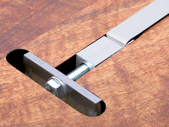 Image du produit Meyer Elément de serrage plat pour plateaux de table (1 pcs)