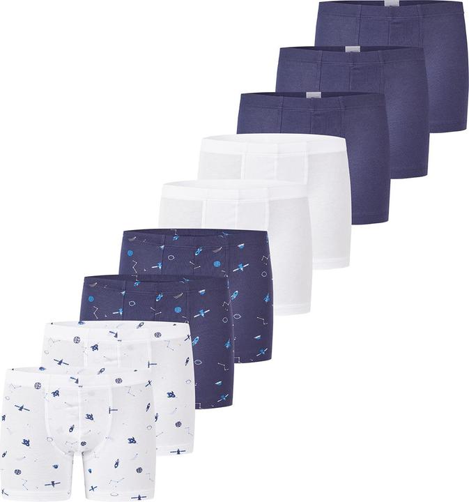 Actual product image Schiesser Pack of 10 Kids Boys 95/5 Organic Cotton Shorts (116, pack of 10)