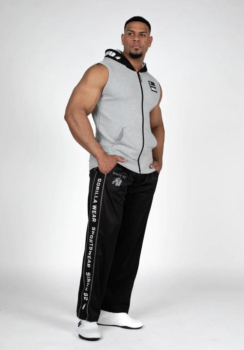 Produktbild Gorilla Wear Milwaukee Zip Hooded Tank Top - Grau (S)