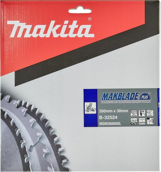 Image du produit Makita Lame de scie circulaire MAKBLADE+ 260x3