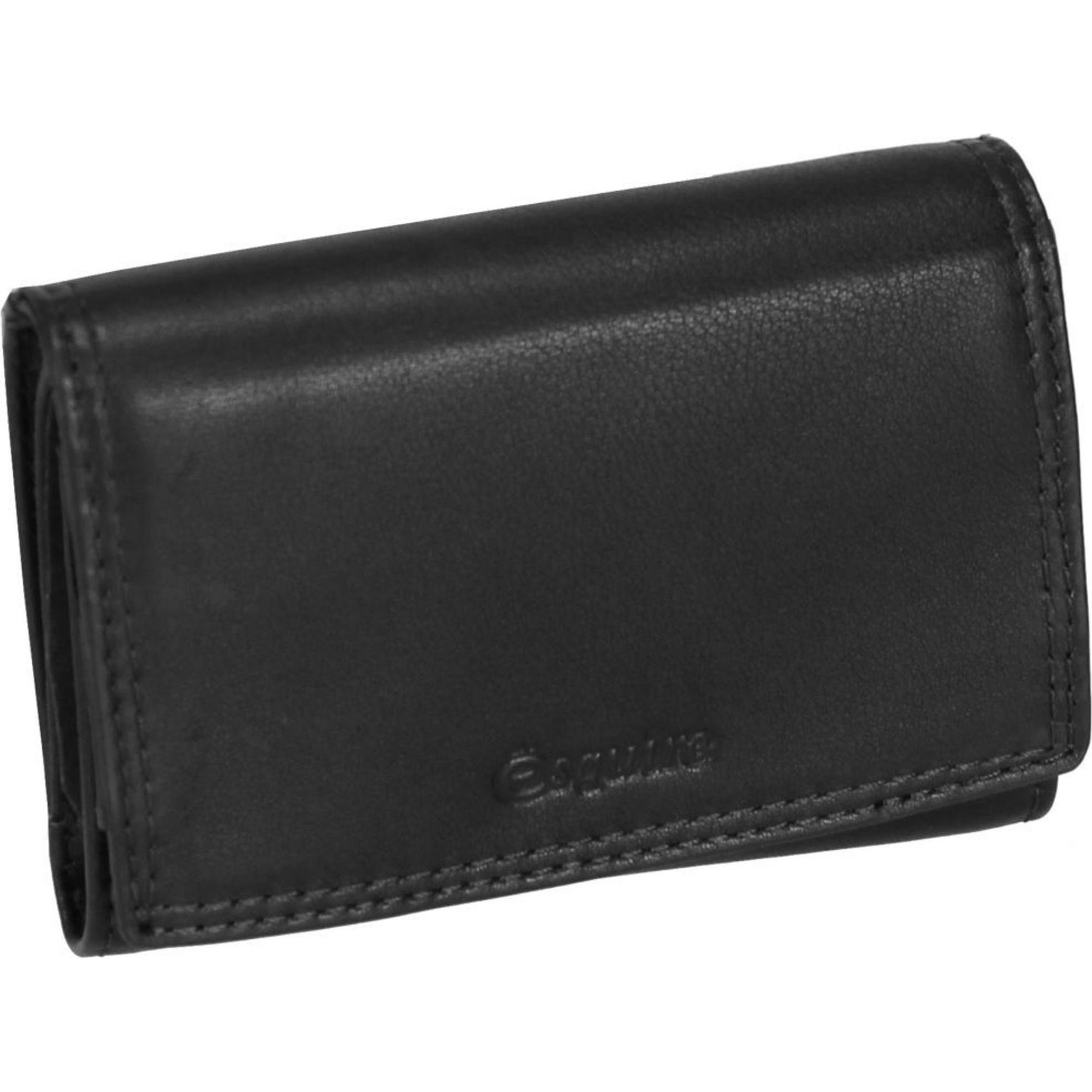 Esquire, Damen, Portemonnaie, Duo Geldbörse Leder 11 cm, Schwarz
