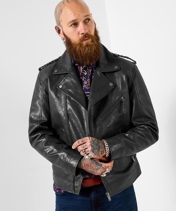 Produktbild Joe Browns Vintage Inspired Leather Biker Jacket (XL)