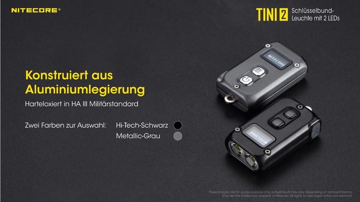 Productafbeelding Nitecore TINI2 (4.70 cm, 500 lm)