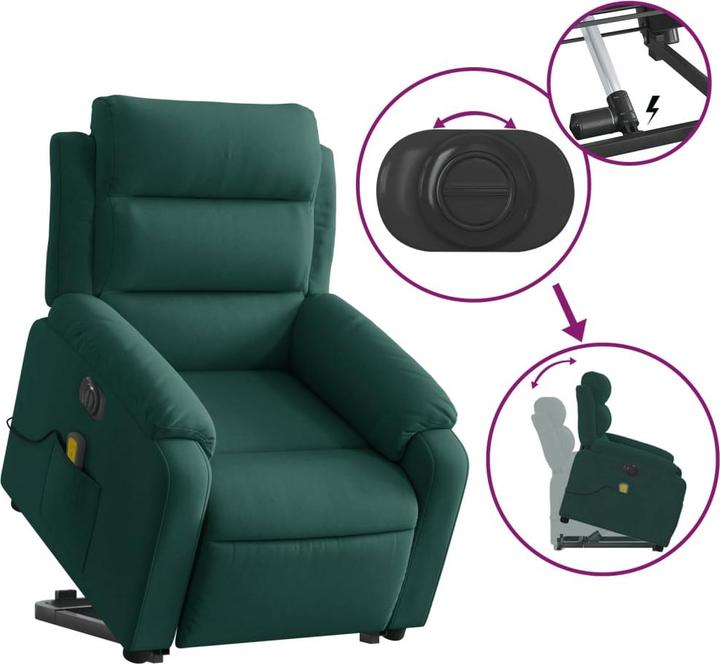 Image du produit vidaXL Massagesessel mit Aufstehhilfe