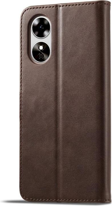 Image du produit LC.Imeeke OPPO A58 5G / A78 5G - Housse cuir marron foncé (Oppo A78 5G)