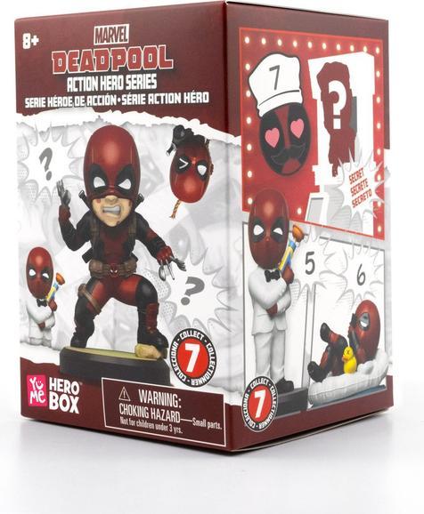 Actual product image YuMe Marvel Hero Box Tower Series Minifigures Deadpool 8 cm Display (6)