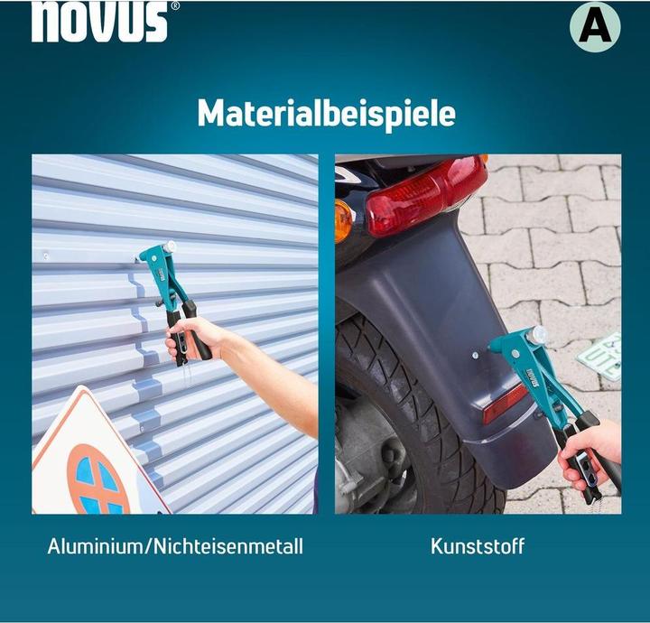 Image du produit Novus Nietmutter A9 M6, L: 15 mm Alu