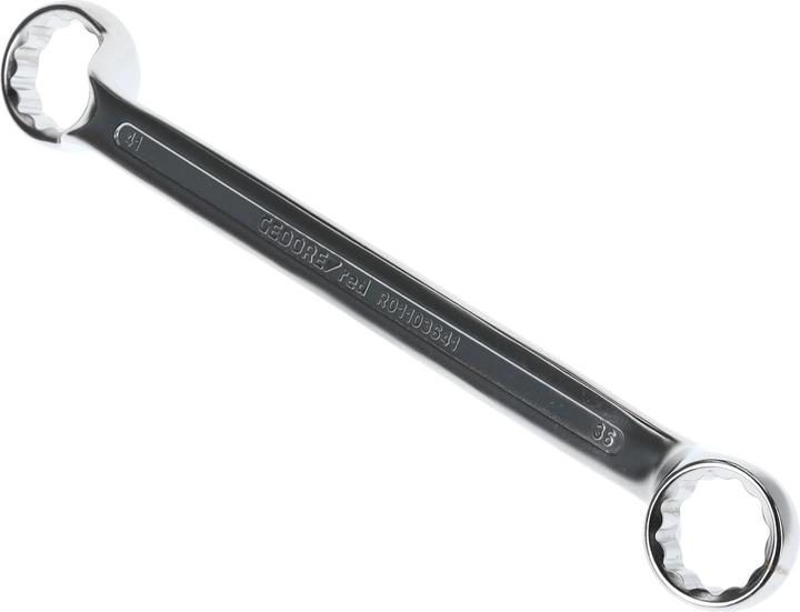 Actual product image Gedore Red red Double ring spanner, SW 36 x 41 mm, L 445 mm, chrome vanadium steel, silver (36 mm, 41 mm)