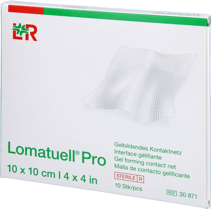 Produktbild Lohmann & Rauscher Lomatuell Pro 10x10cm Ster, 10 St VER