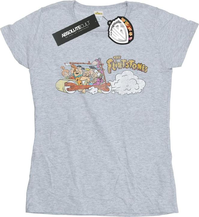 Produktbild The Flintstones Family Car Distressed TShirt (XL)