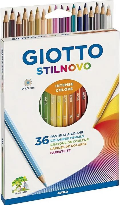 Giotto Stilnovo matite colorate scatola di cartone multicolore, 36 pezzi (36x)