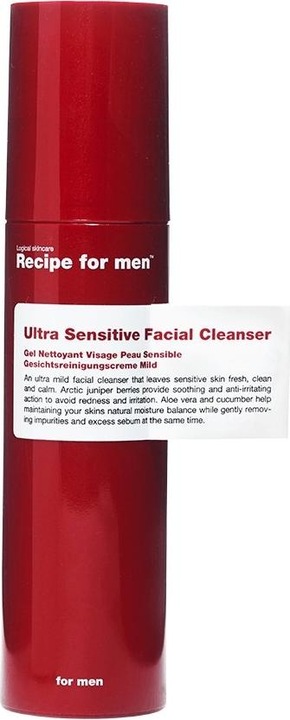 Recipe for men Gesichtsreinigungscreme Mild (Reinigungslotion, 100 ml)